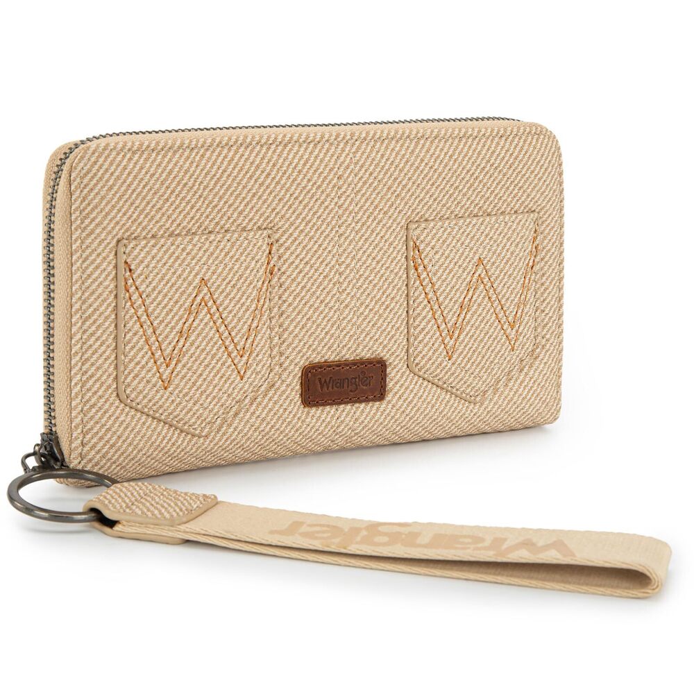 1700 Wrangler Wallets Bifold RFID Blocking wristlet wallets Clutch Large